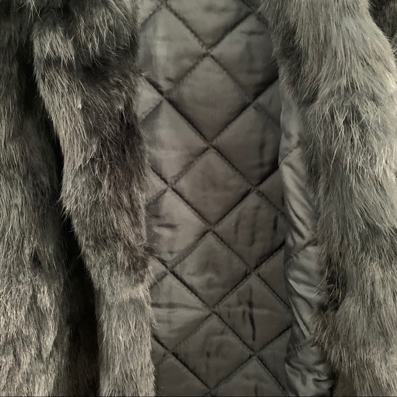 Genuine Rabbit Fur Jacket - Picture 7 of 8
